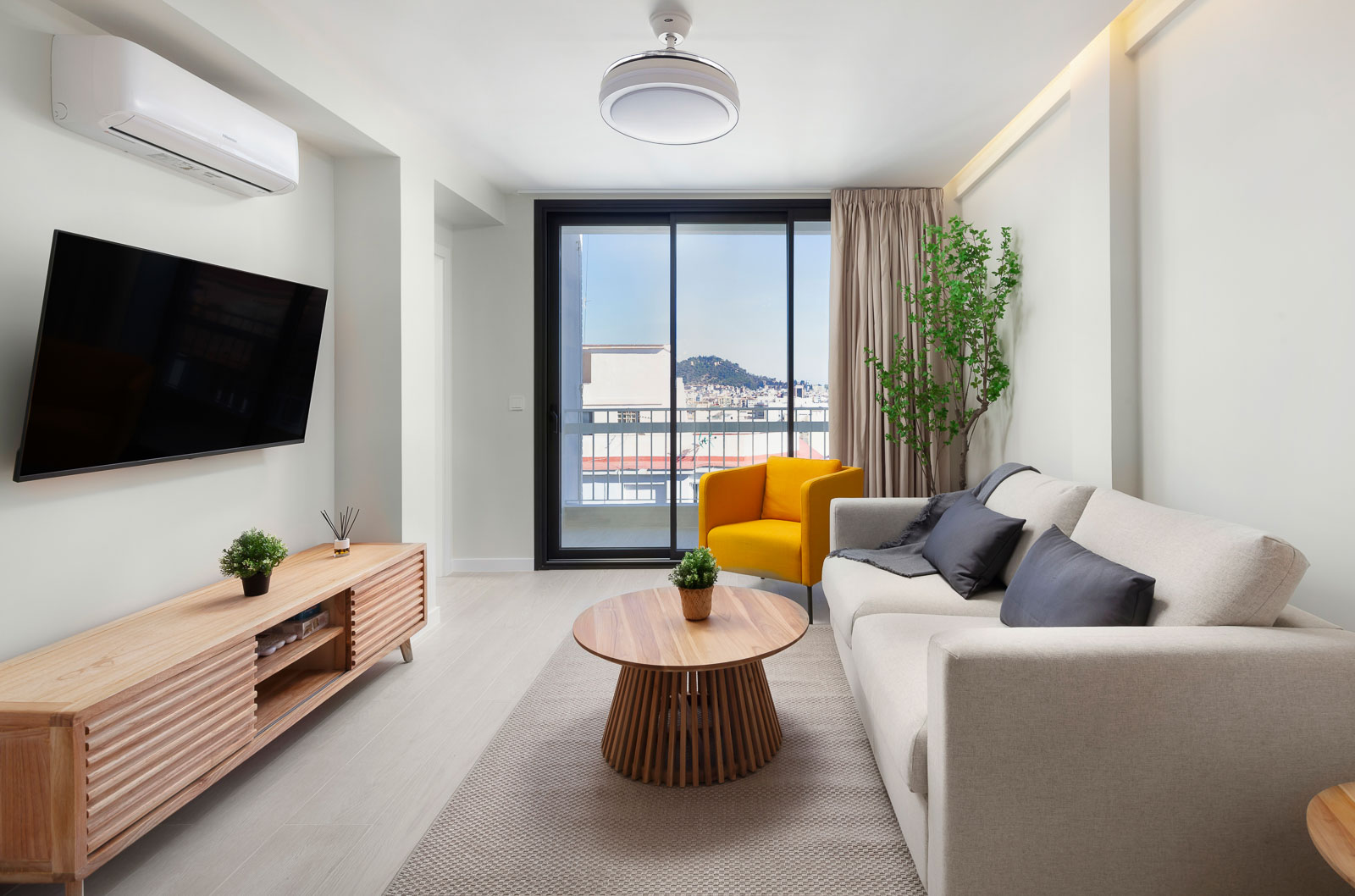 Terraza y Vistas a la Ciudad · Perchel Norte, apartamento turístico en Perchel Norte, Málaga